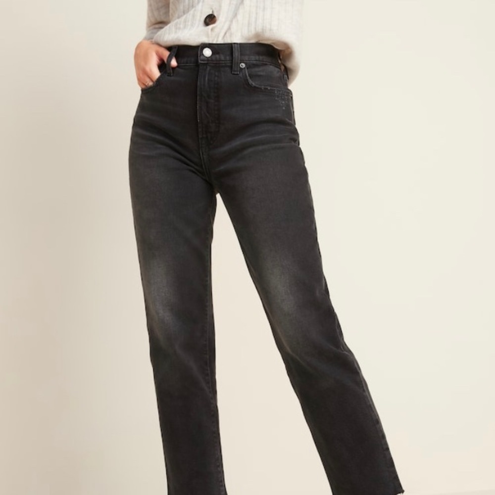 H&M high rise jeans